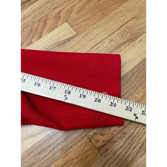 Pendleton Women's 12 Red Blazer Wool Coat Notch Lapel Single-Breasted Vintage - Picture 7 of 11